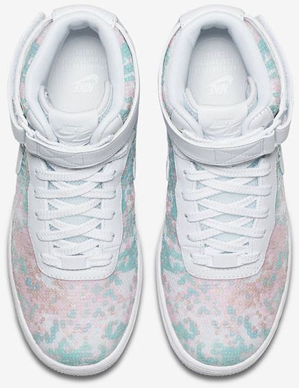 Nike Wmns Air Force 1 Upstep Hi LX Sequin Fabric