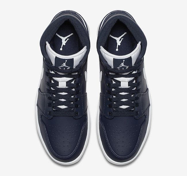Buy Air Jordan 1 Retro Mid Obsidian 554724 402 GOAT