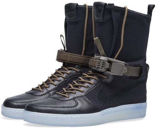 Acronym x NikeLab Air Force Downtown 1 Hi SP Black Olive