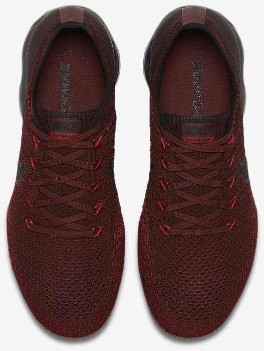 Nike vapormax black red laces hotsell