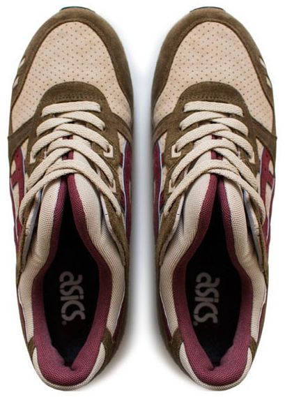 Patta x ASICS Gel Lyte 3 Birch Burgundy