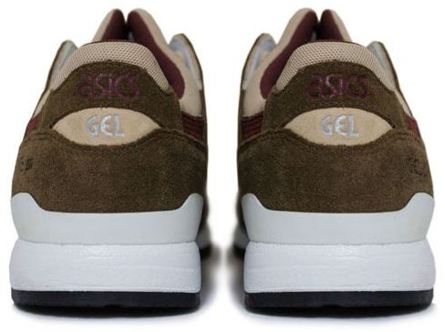 Patta x ASICS Gel Lyte 3 Birch Burgundy