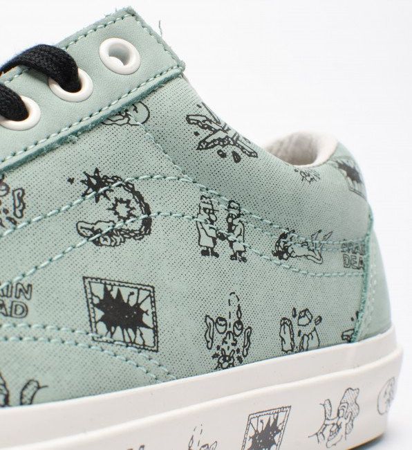 Vans Brain Dead x Old Skool LX Granite Green