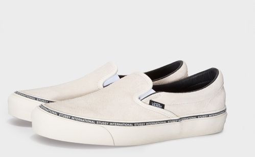 Stussy x Vans Classic Slip On LX Birch