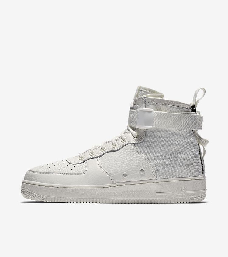 Buy SF Air Force 1 Mid Triple Ivory AA6655 100 GOAT UK