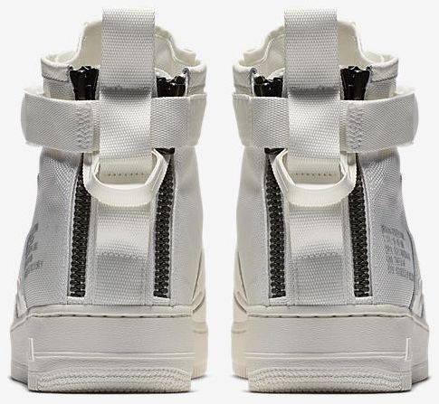 Achetez des SF Air Force 1 Mid Triple Ivory AA6655 100 GOAT FR