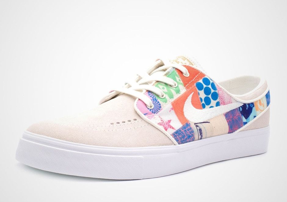 Nike sb patchwork zoom janoski trainers shop