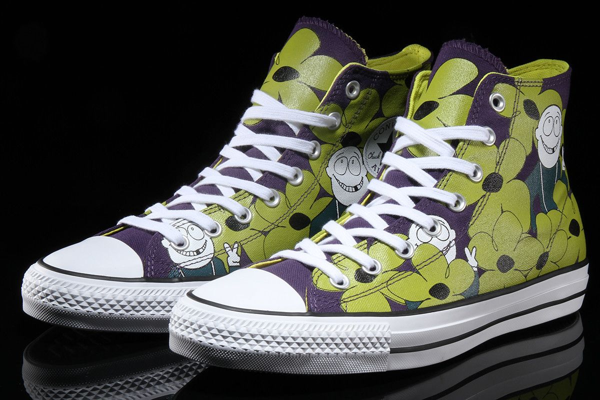 Size 11.0 Dinosaur Jr. x Chuck Taylor All Star Pro Hi Eggplant Peel