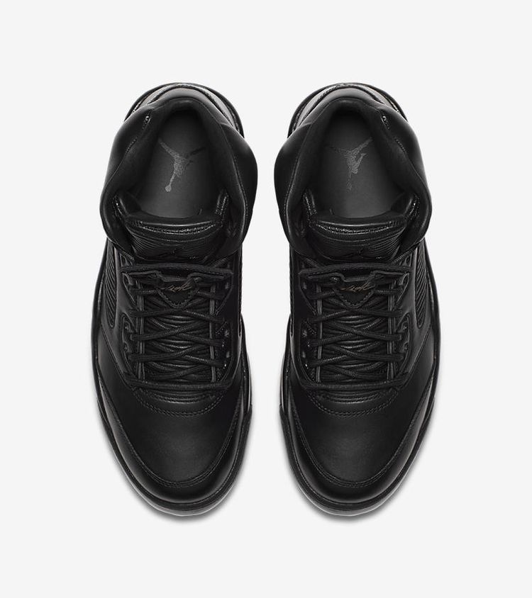 Jordan 5 retro premium triple black sale