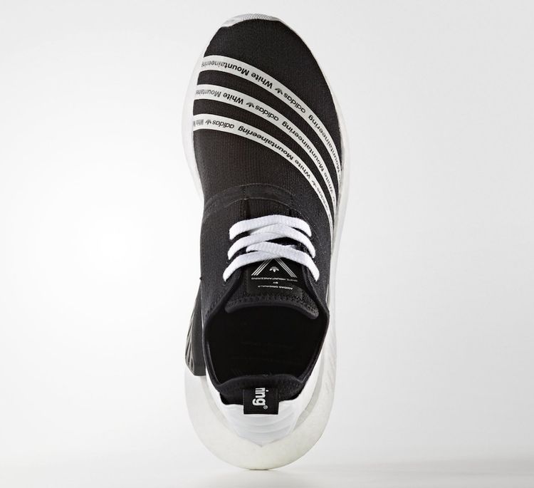 Buy White Mountaineering x NMD R2 Primeknit Core Black CG3648 GOAT