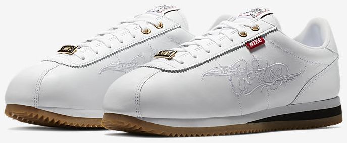 Size 9.5 Mister Cartoon x Cortez White Gum