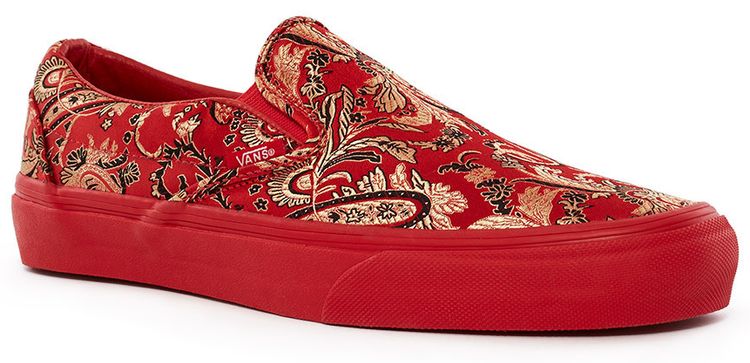 Opening Ceremony x Vans Slip On LX Qi Pao II Red
