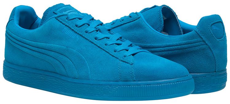 Puma Suede Emboss Iced Fluo Atomic Blue
