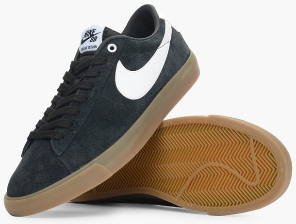 Grant Taylor x Nike Blazer Low Black White Gold