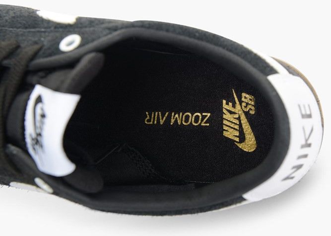 Grant Taylor x Nike Blazer Low Black White Gold