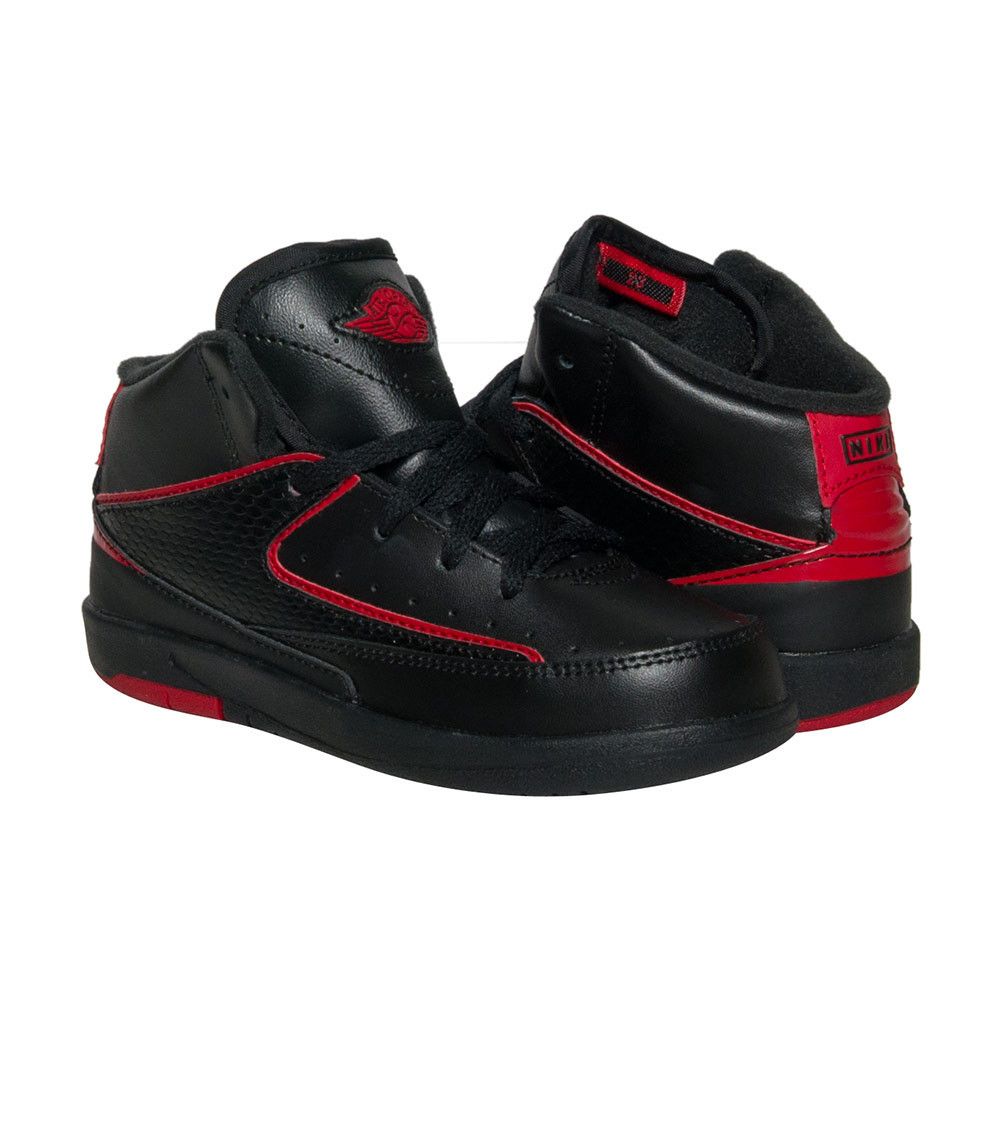 Black and red 2s top