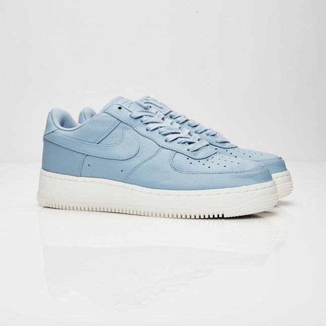 Nike air force top 1 low grey blue