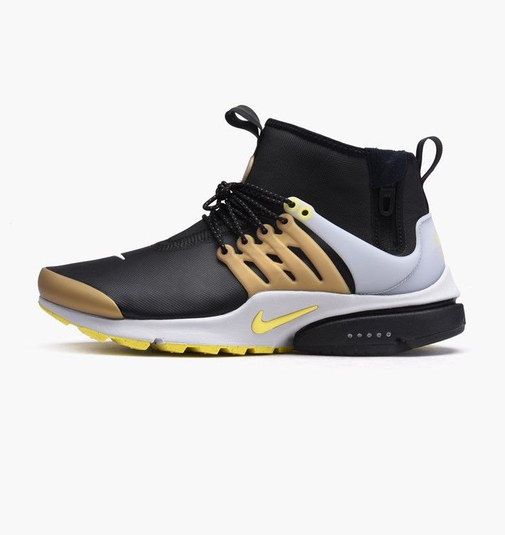 Black and gold nike presto store