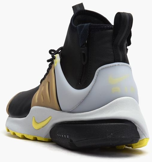 Nike Air Presto Mid Utility Black Yellow Streak