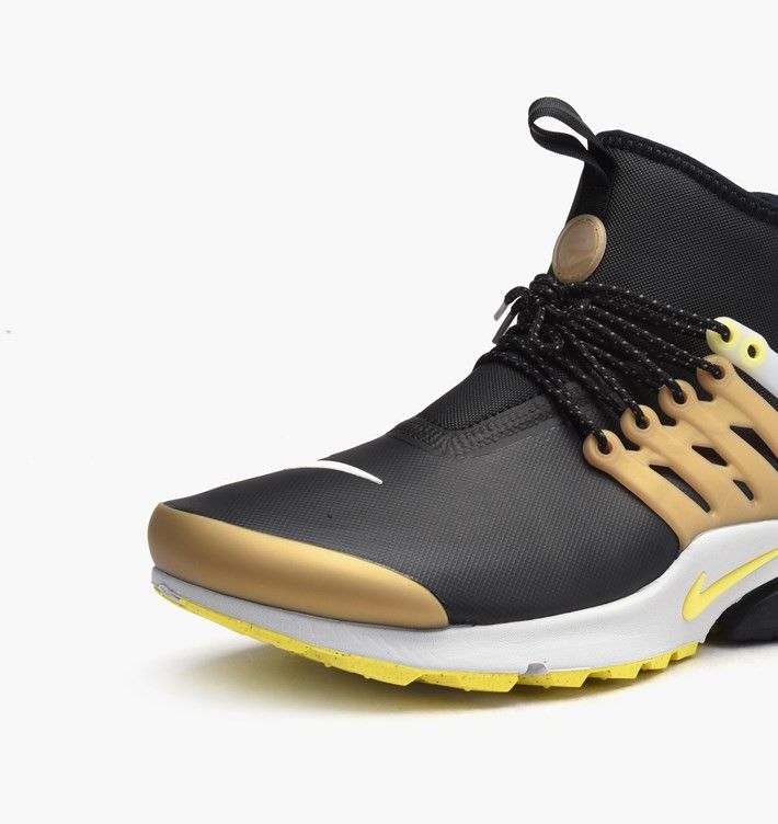 nike air presto mid utility black gold