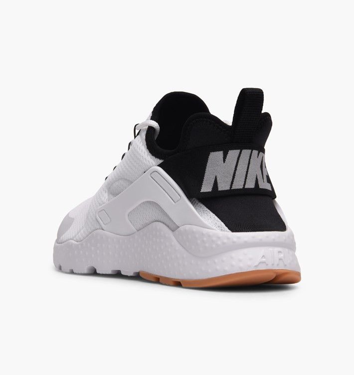 Air huarache run ultra white/black/gum yellow/white outlet