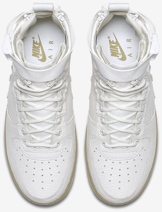 Nike Wmns SF Air Force 1 Mid Olive Ivory