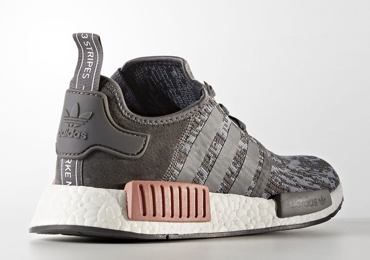 Adidas Wmns NMD R1 Heather Grey Raw Pink