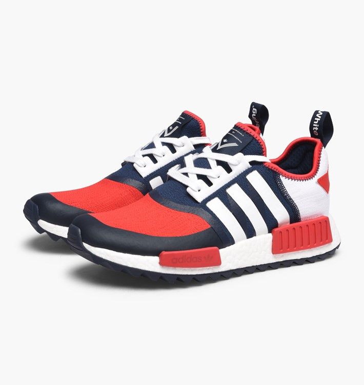 Adidas White Mountaineering NMD Trail Primeknit Collegiate Navy Ftw White
