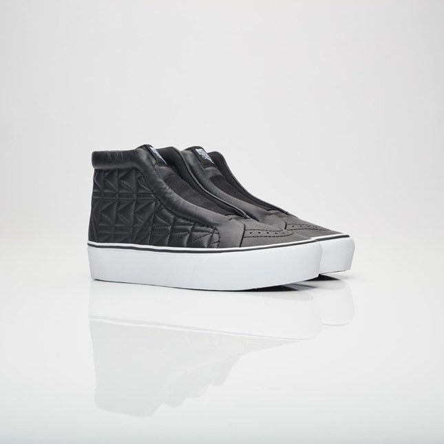 Vans Karl Lagerfeld x Sk8 Hi Laceless Platform Quilt