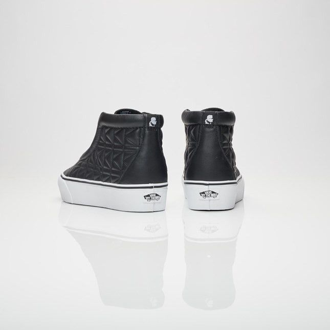 Vans Karl Lagerfeld x Sk8 Hi Laceless Platform Quilt