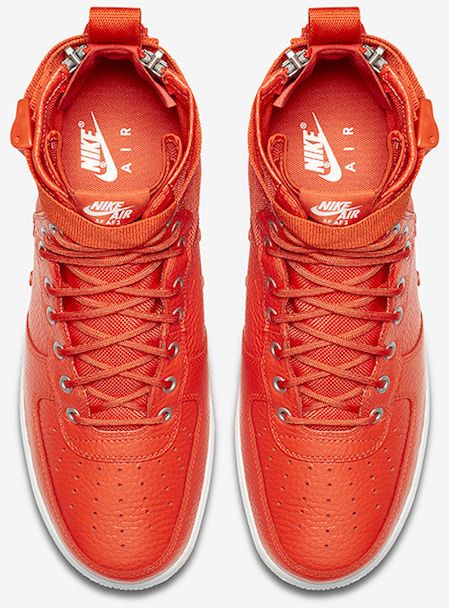 Nike SF Air Force 1 Mid Team Orange
