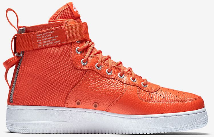 Nike SF Air Force 1 Mid Team Orange