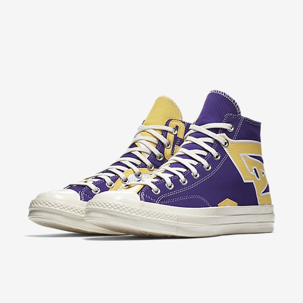 Size 11.0 Chuck Taylor All Star High Premium 'Los Angeles Lakers'