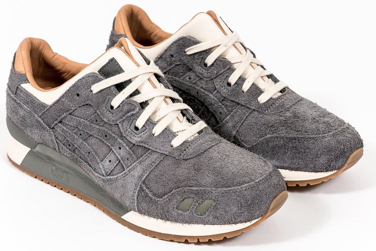 Packer Shoes x JCrew x ASICS Gel Lyte 3 1907 Collection Charcoal