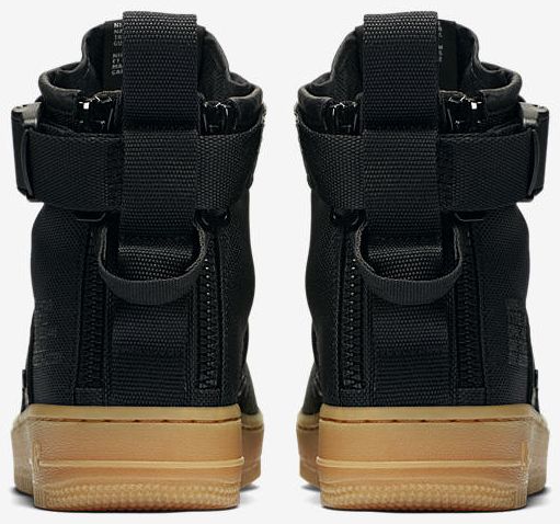 Nike Wmns SF Air Force 1 Mid Black Gum