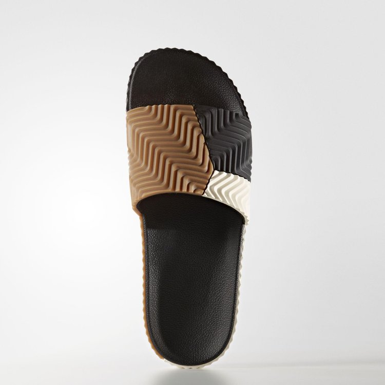 Alexander Wang x AW Adilette Slide Black White