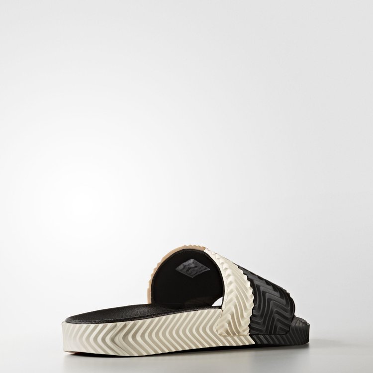 Alexander Wang x AW Adilette Slide Black White