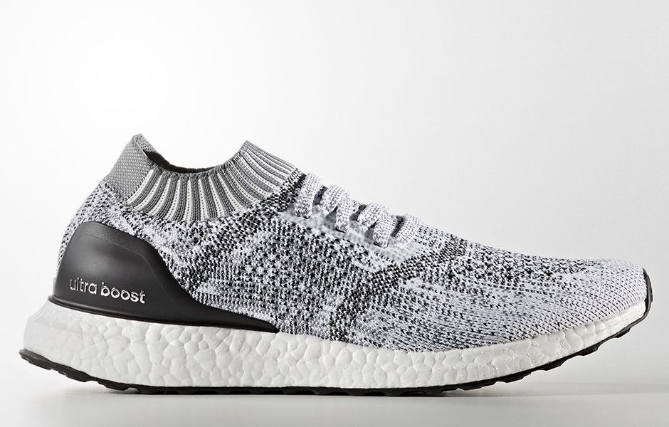 Ultra boost uncaged black white hot sale