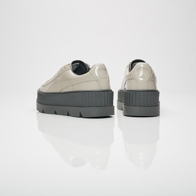 FENTY BY RIHANNA x PUMA Pointy Platform Creeper Dove Gray - Men\'s US 9 - UNWORN Puma X Fenty Rihanna Pointy Creeper Patent 36627002 Dove  main image 4