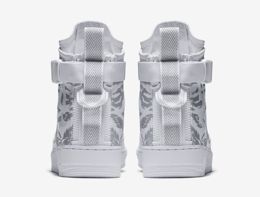 Buy SF Air Force 1 Mid Winter Camo AA1129 100 GOAT