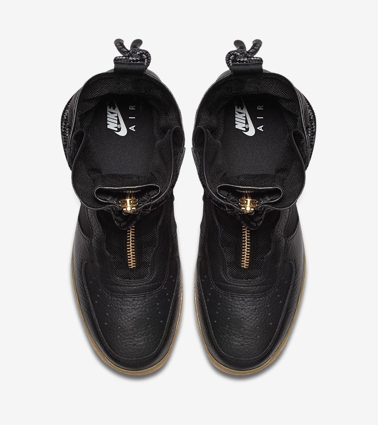 Buy SF Air Force 1 High Black Gum AA1128 001 GOAT