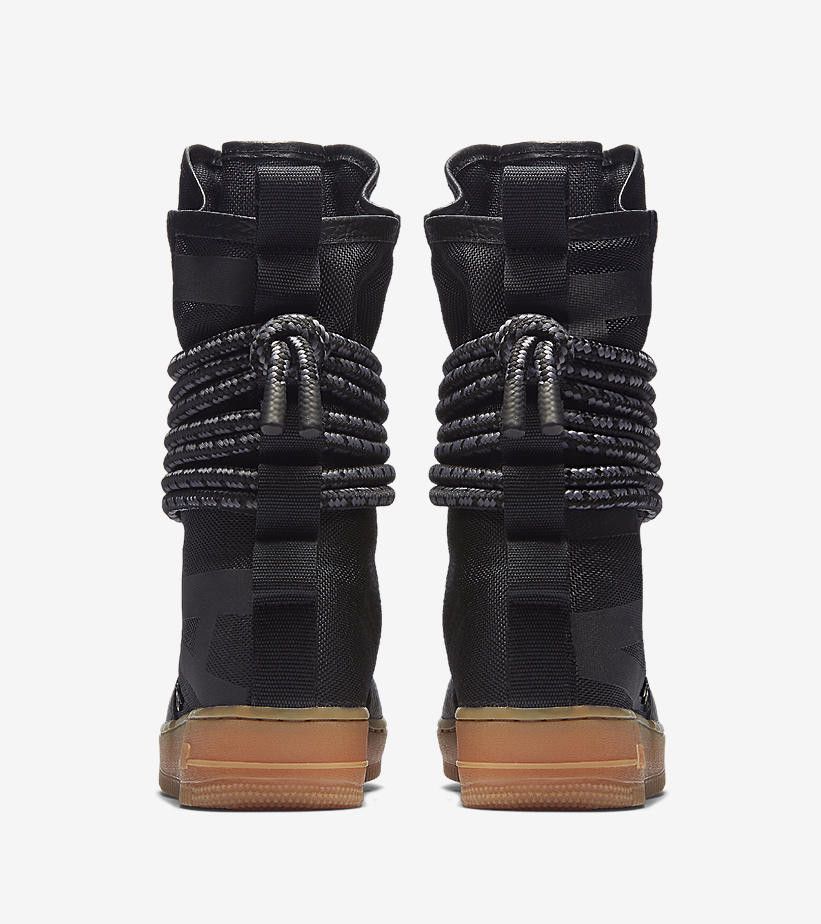 nike sf air force 1 hi boot black
