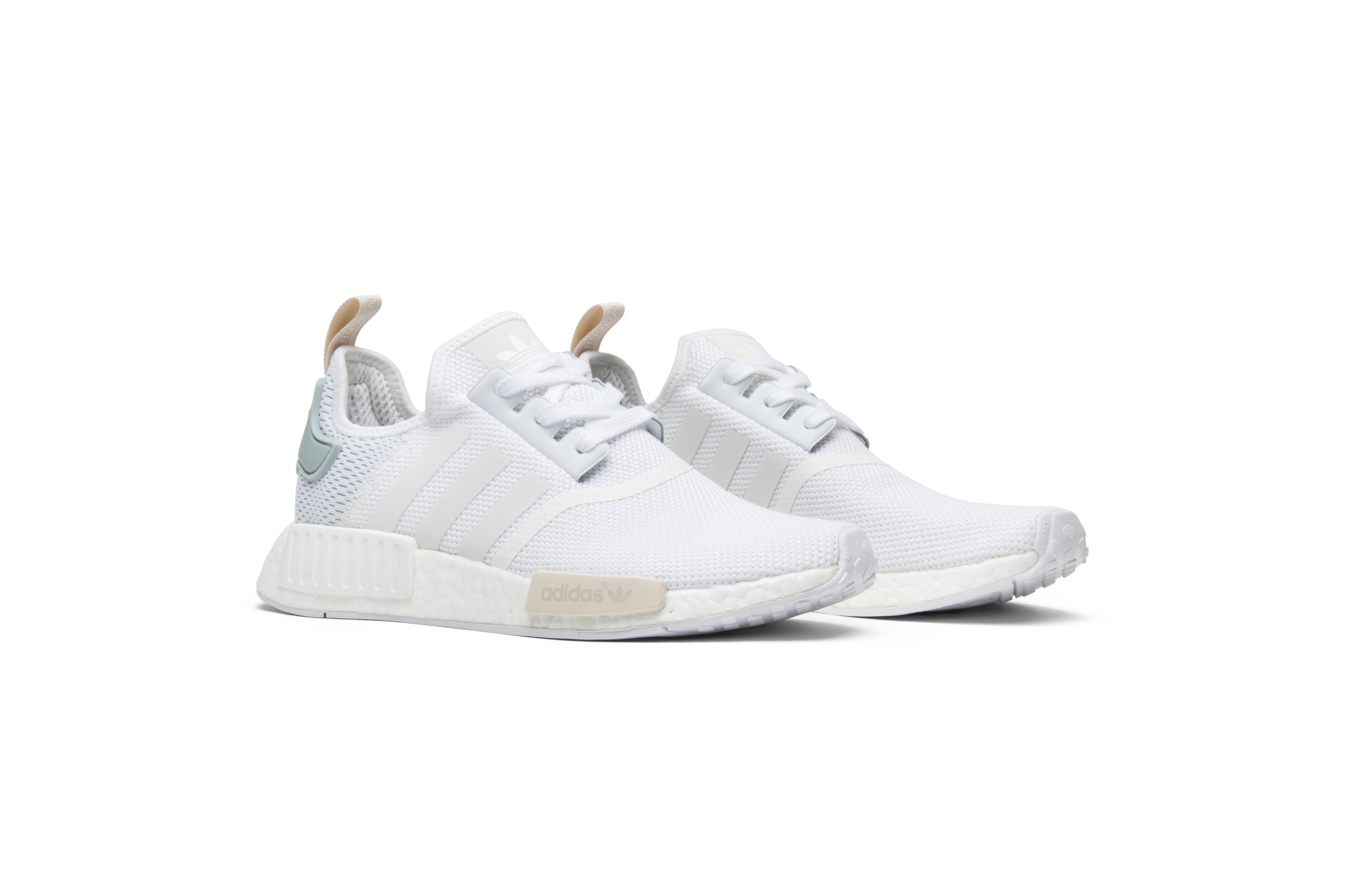 Adidas nmd r1 white tactile green sales