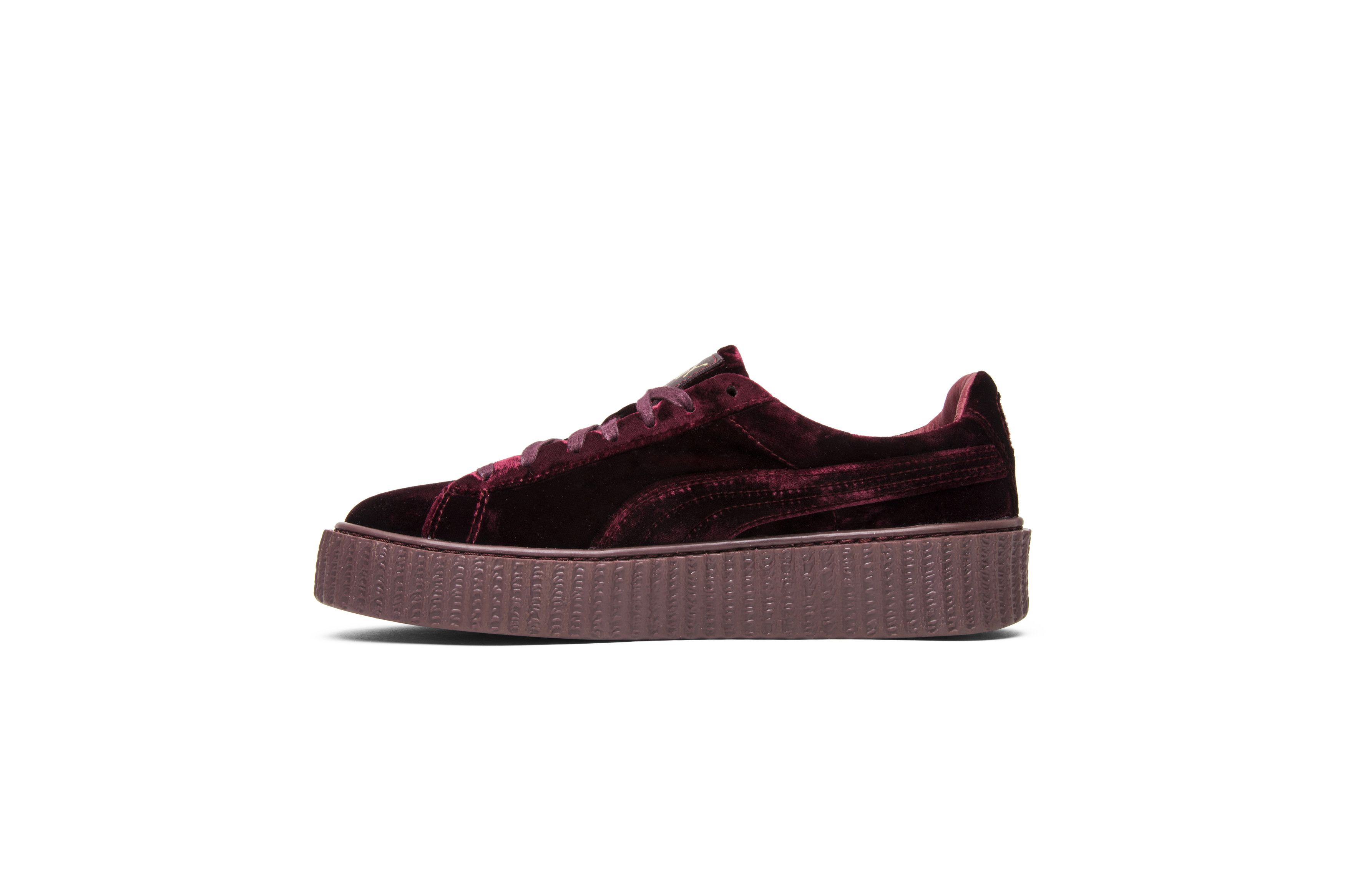 Buy Fenty x Wmns Velvet Creeper Burgundy 364466 02 GOAT