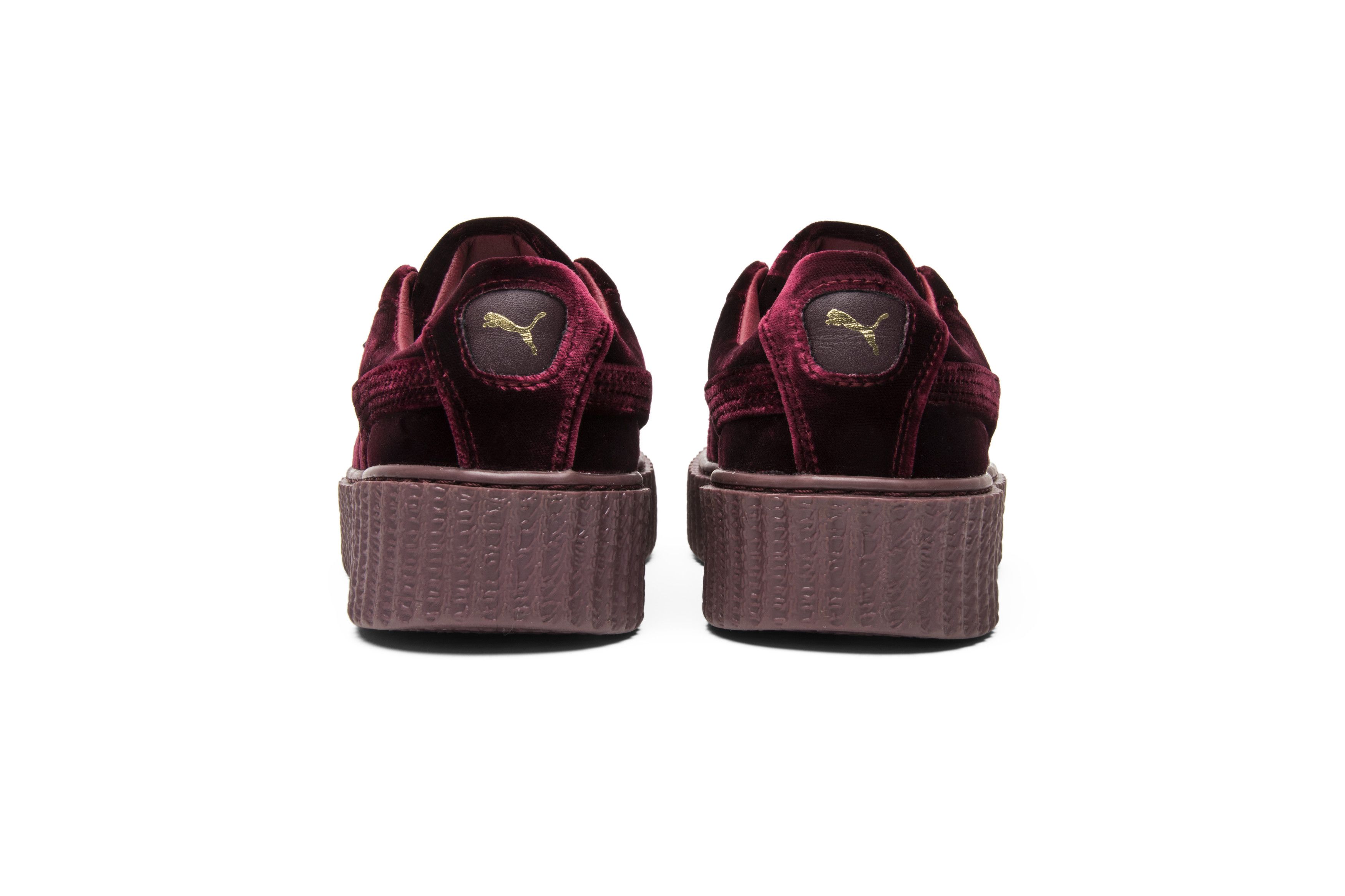 Buy Fenty x Wmns Velvet Creeper Burgundy 364466 02 GOAT