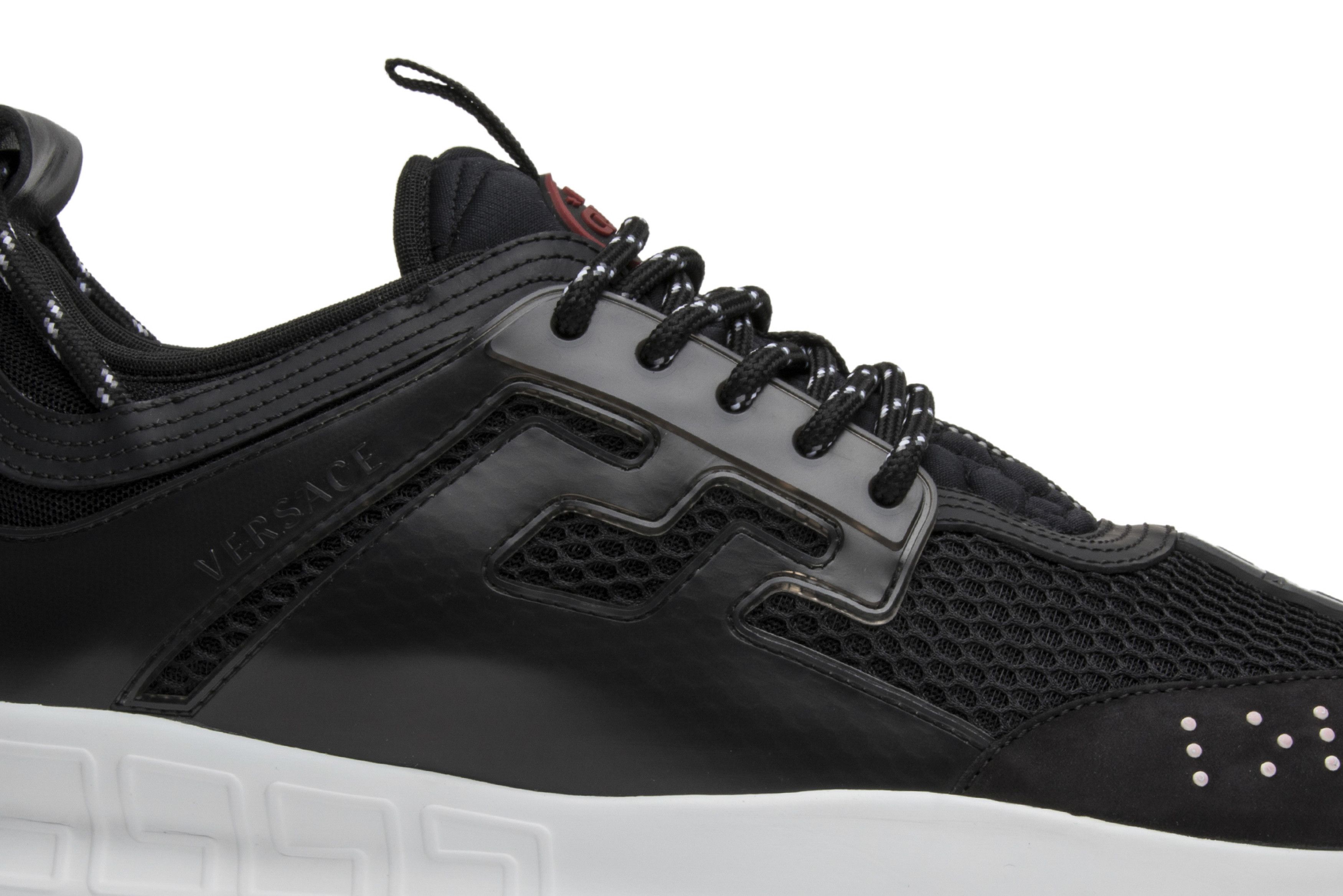 Versace chain reaction black sole on sale