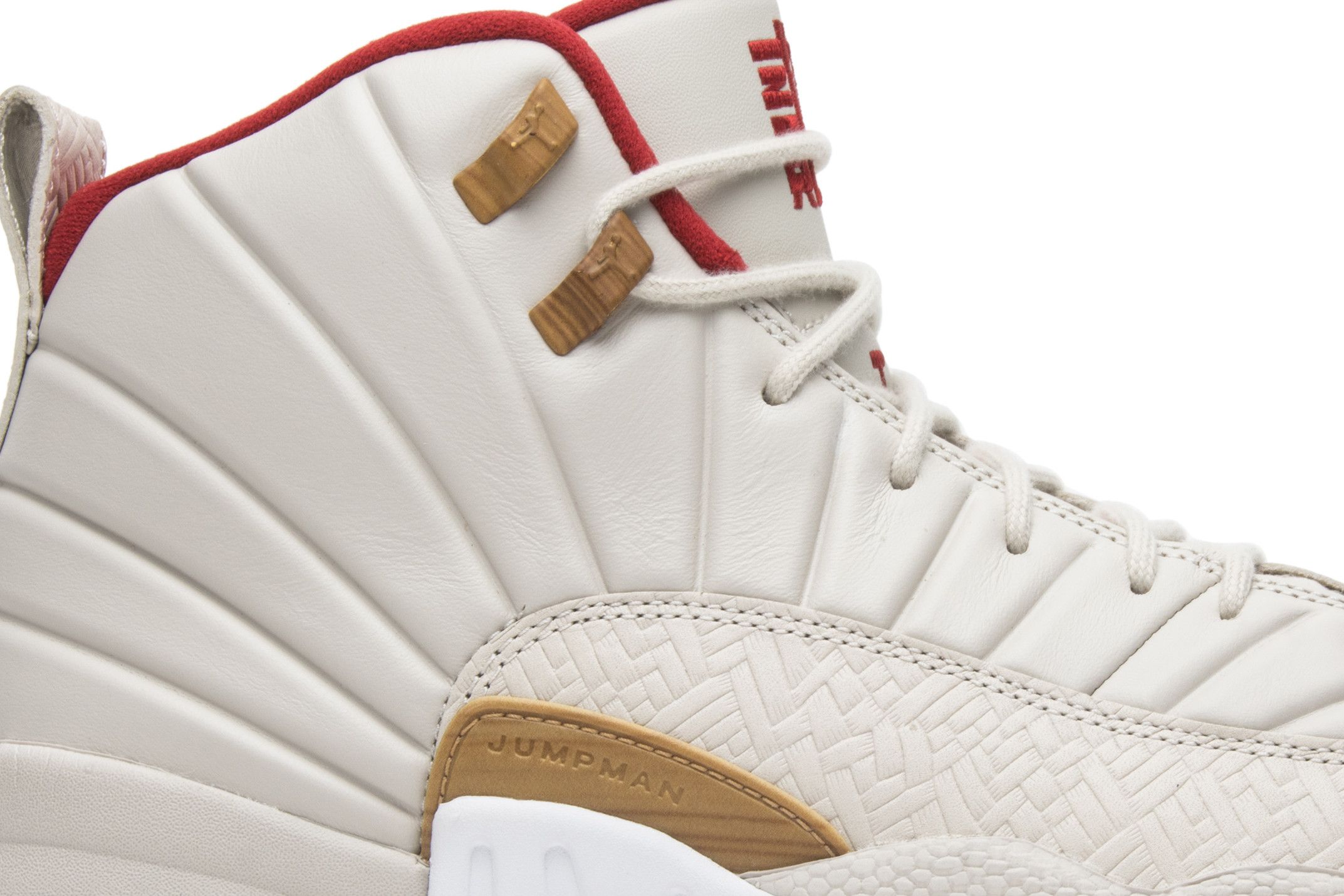 Jordan 12 chinese new year white top