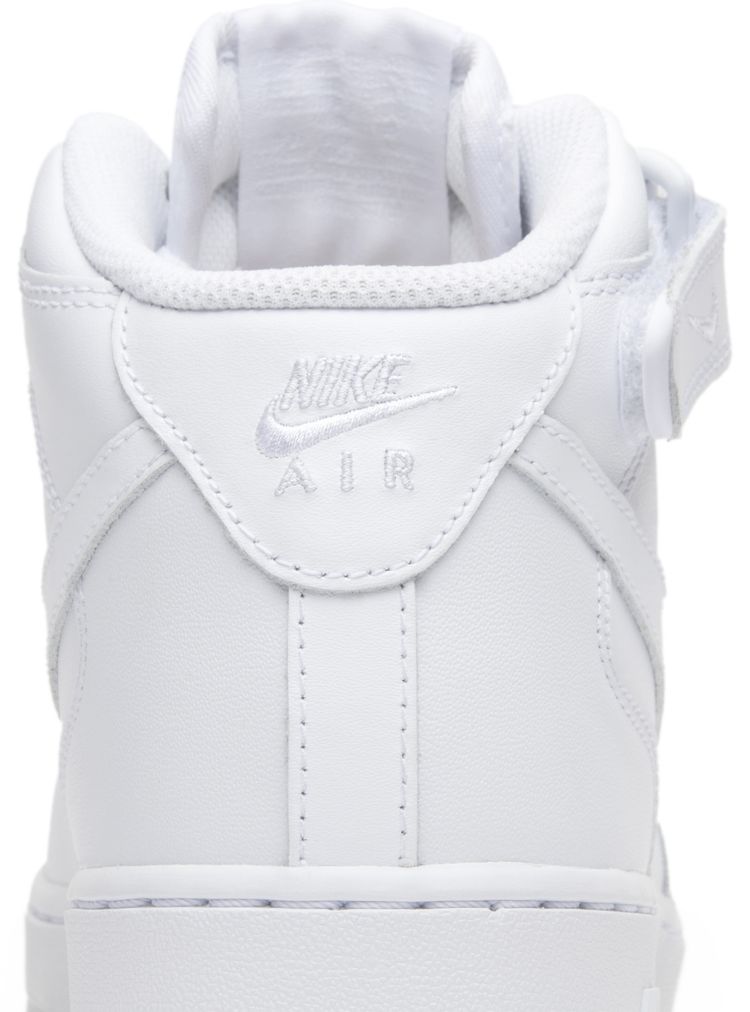 Nike Wmns Air Force 1 Mid 07 Leather Triple White