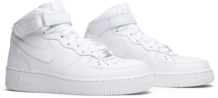 Nike Wmns Air Force 1 Mid 07 Leather Triple White