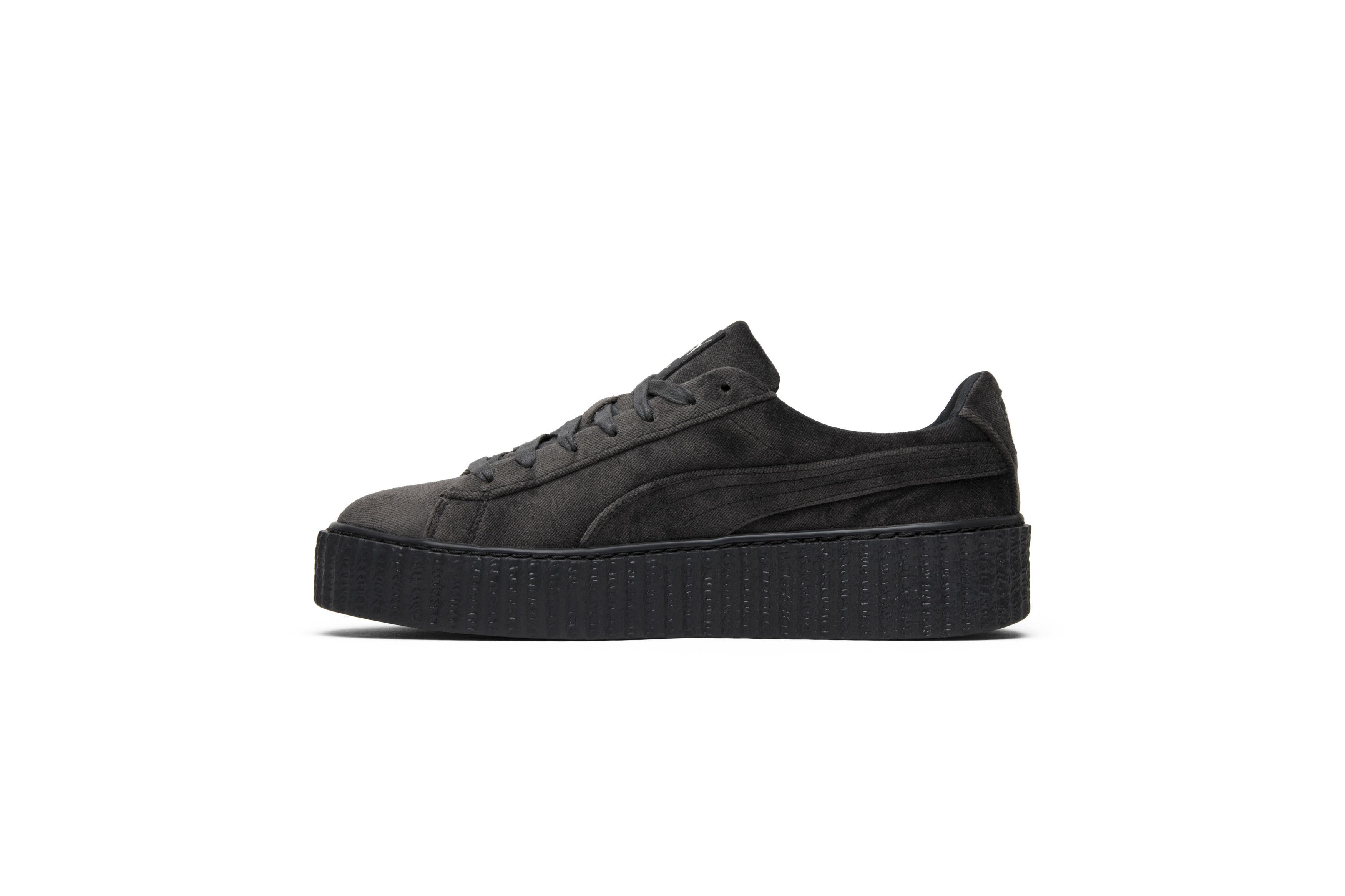Puma creepers velvet grey clearance